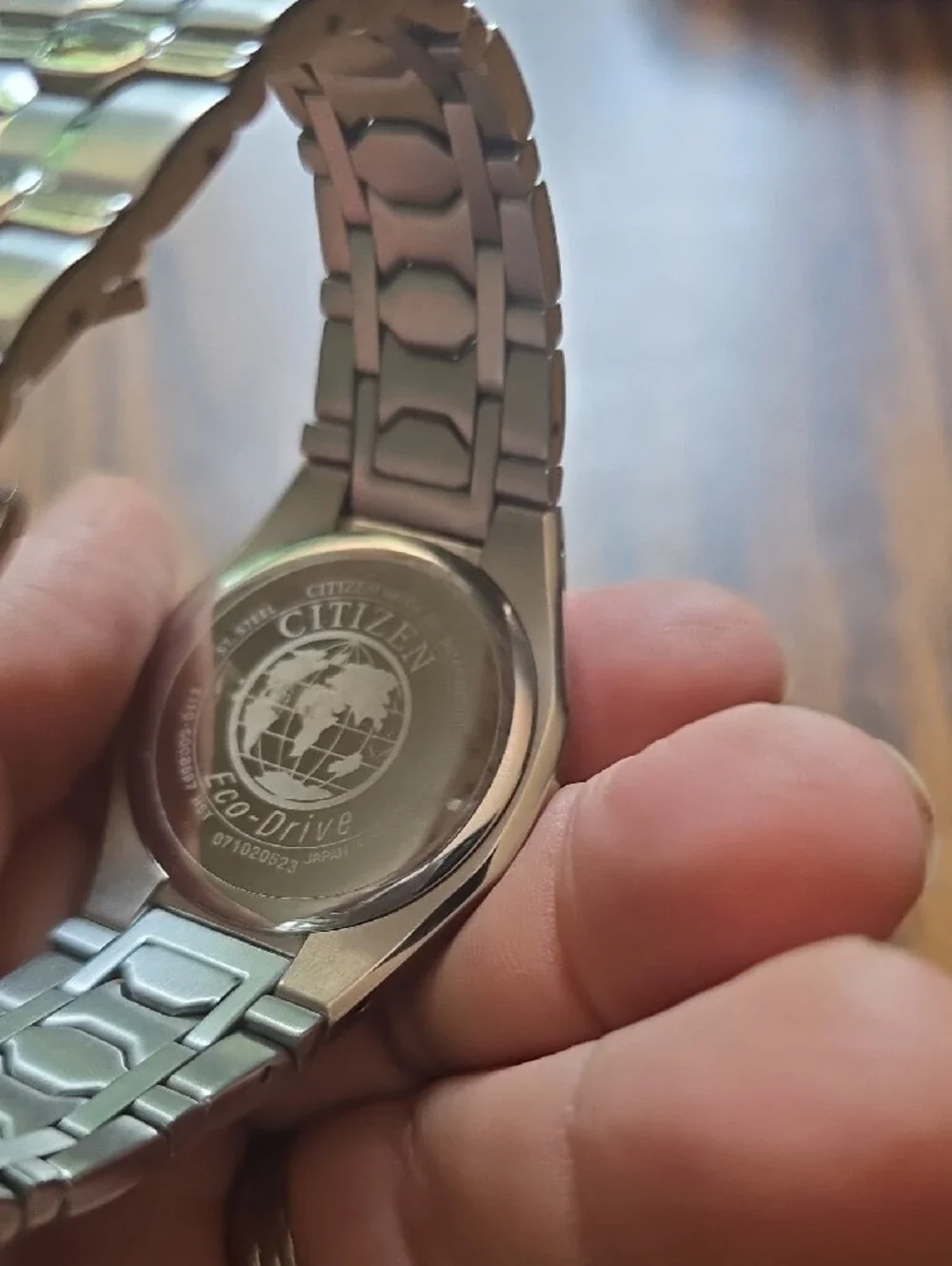 Like NEW Citizen Eco-Drive Stainless Steel Watch with Gray Dial
